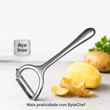 Descascador Inox para Legumes e Frutas