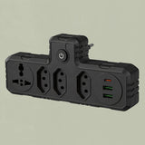 Adaptador de Tomadas Multifuncional 7 em 1