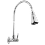 Torneira Gourmet Flexível Inox Cromada com Jato Duplo – FlexShine Pro 1/2"