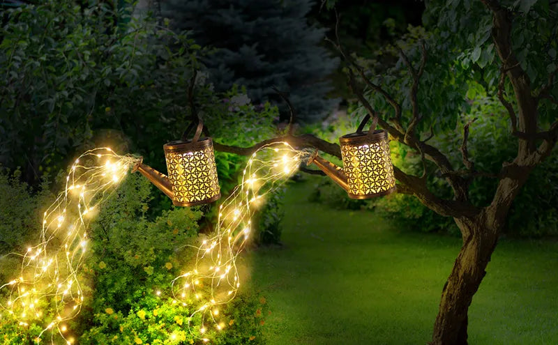 Lâmpada para Regador Solar - Iluminação Decorativa e Sustentável para Jardins e Áreas Externas - Decora Byte