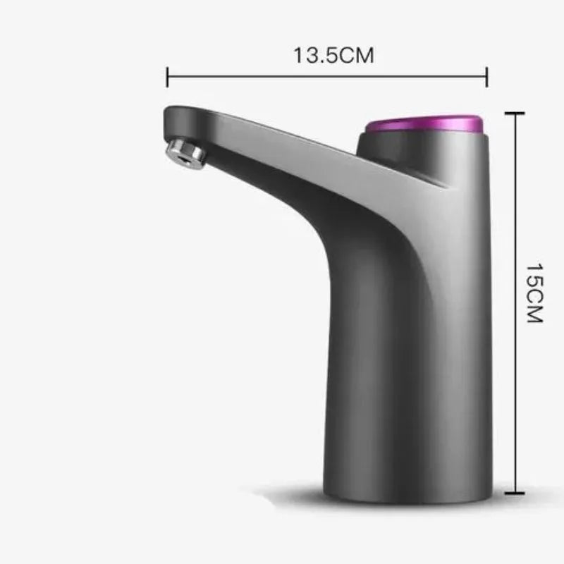 Torneira Bomba Recarregável USB para Galão de Água - Simples, Leve e Prática - Decora Byte