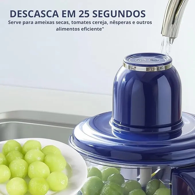 Descascador Elétrico para Uvas, Alho e Tomate