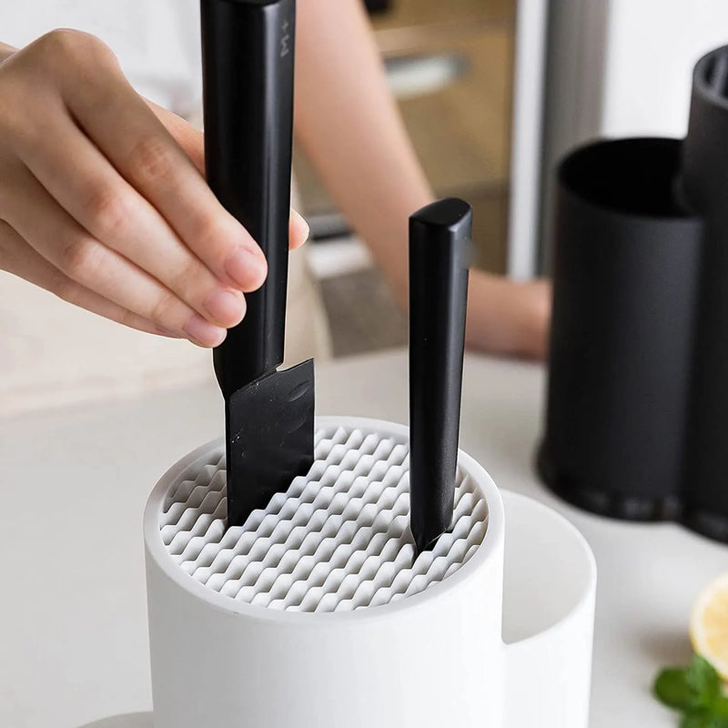 Porta Talher de Pia em Aço Inox - Organização com Elegância