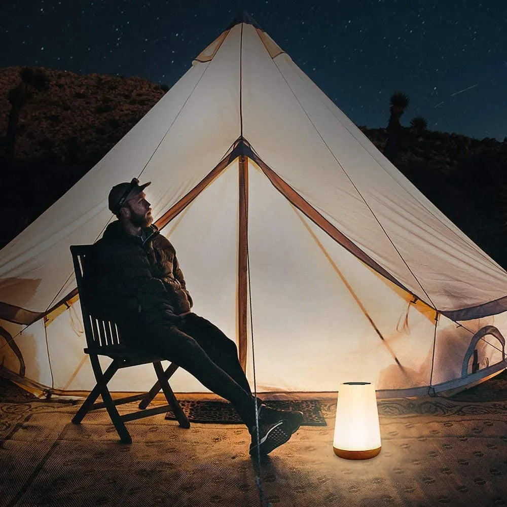 Luminária de Mesa LED RGB com Controle - Transforme Seu Ambiente com 13 Cores Ajustáveis e Iluminação Personalizada - Decora Byte