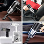 Aspirador Portátil Potente para Carros - Limpeza Fácil e Prática em Qualquer Lugar - Decora Byte