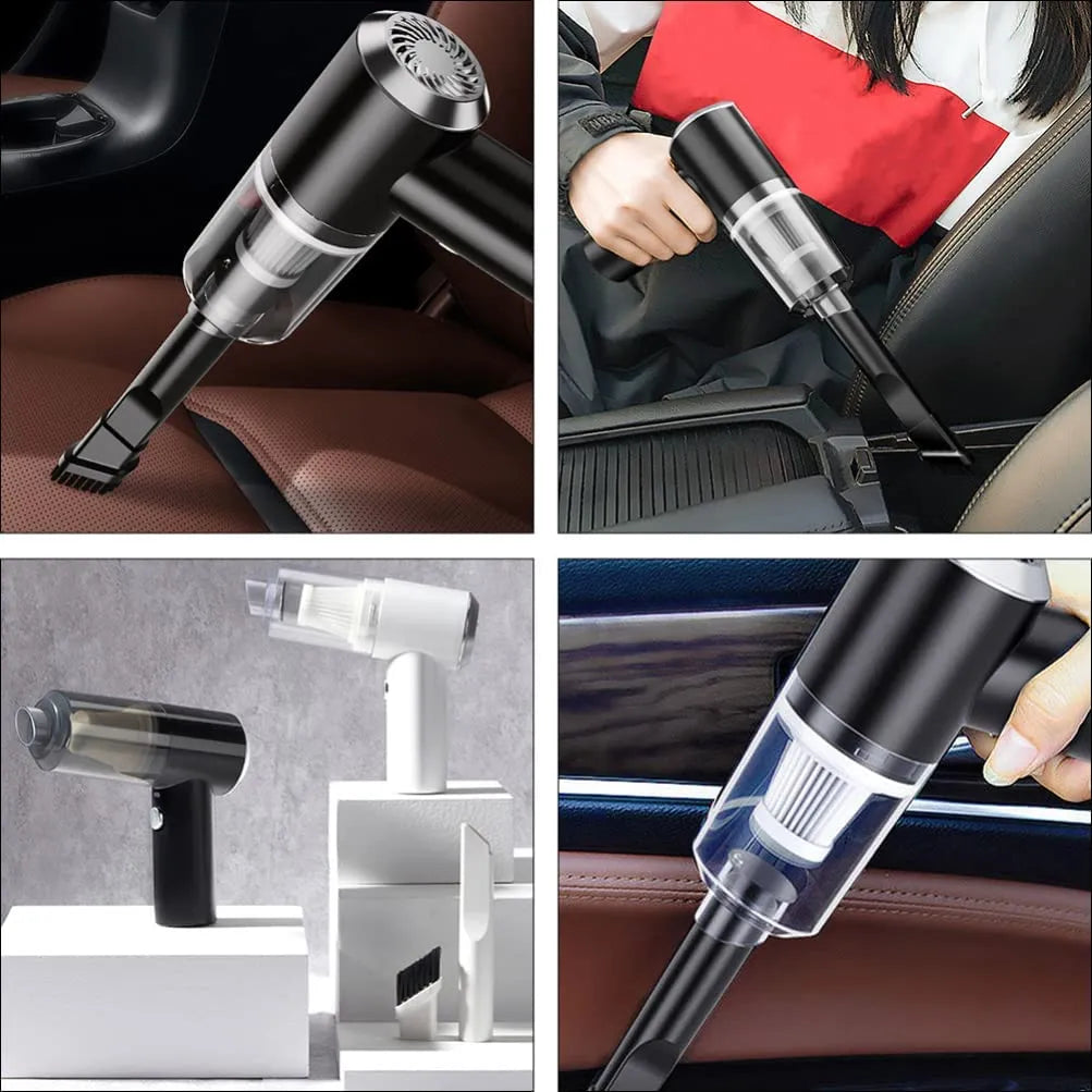Aspirador Portátil Potente para Carros - Limpeza Fácil e Prática em Qualquer Lugar - Decora Byte