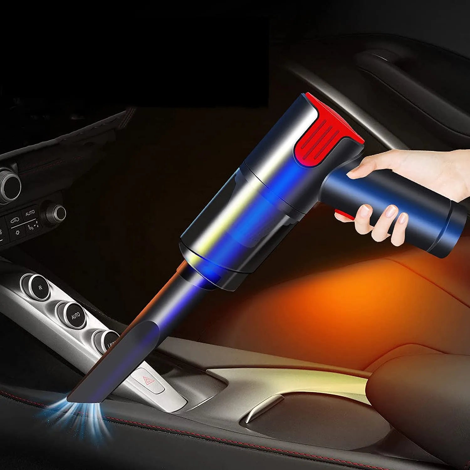 Aspirador Portátil Potente para Carros - Limpeza Fácil e Prática em Qualquer Lugar - Decora Byte