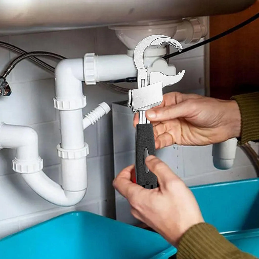 Chave Universal Multifuncional Iron Hand - Abertura Ajustável e Alta Durabilidade - Decora Byte