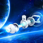 Luminária de Estrelinhas e Galáxias 7 Modos LED 360° - Projeção Giratória com Efeito Cromoterapia - Decora Byte