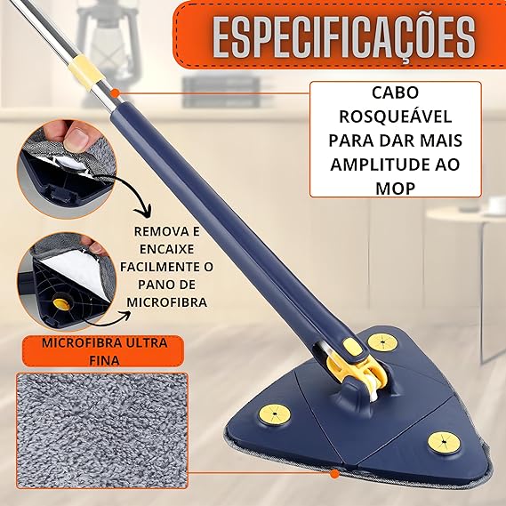 Esfregão DecoraClean 360°