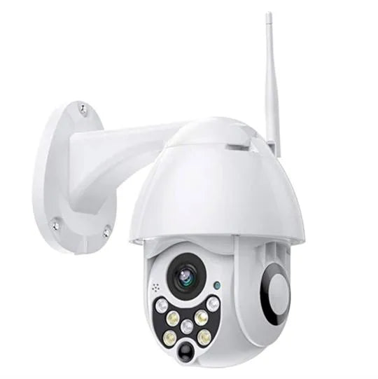 Câmera de Segurança SecureMax 360 WiFi - Monitoramento Panorâmico com Detecção de Movimento e Acesso Remoto - Decora Byte