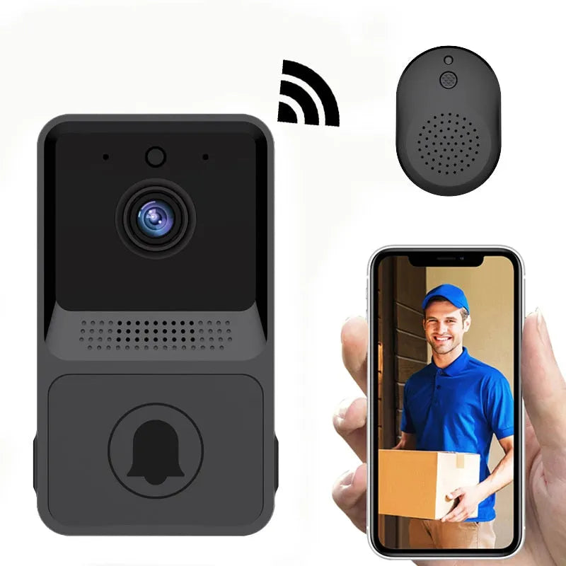 Campainha WiFi com Vídeo e Áudio Bidirecional - Visão Noturna, Full HD e Fácil Instalação - Decora Byte