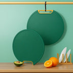 Kit Tábua Antibacteriana + 6 Facas Afiadas – Corte Profissional e Cozinha Higienizada