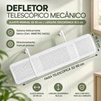 Defletor de Ar Condicionado Universal Ajustável 52 a 92 cm