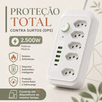 Filtro de Linha Multifuncional 10 em 1