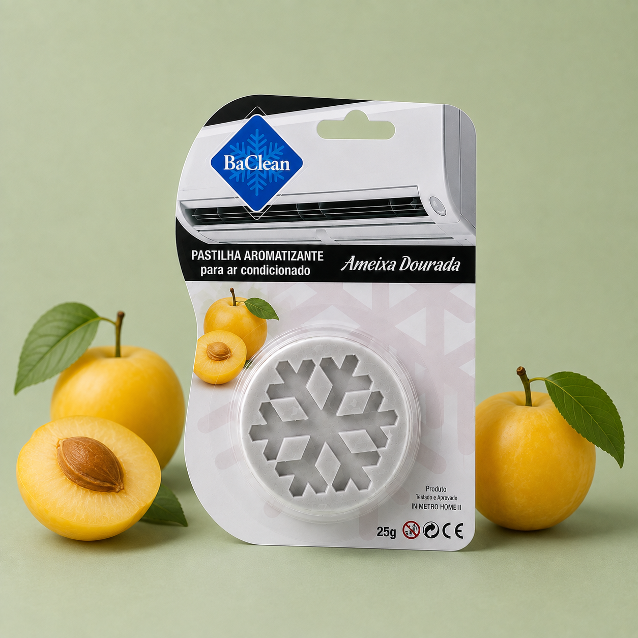 Pastilha Aromatizante para Ar-Condicionado — Ação Bactericida | BaClean