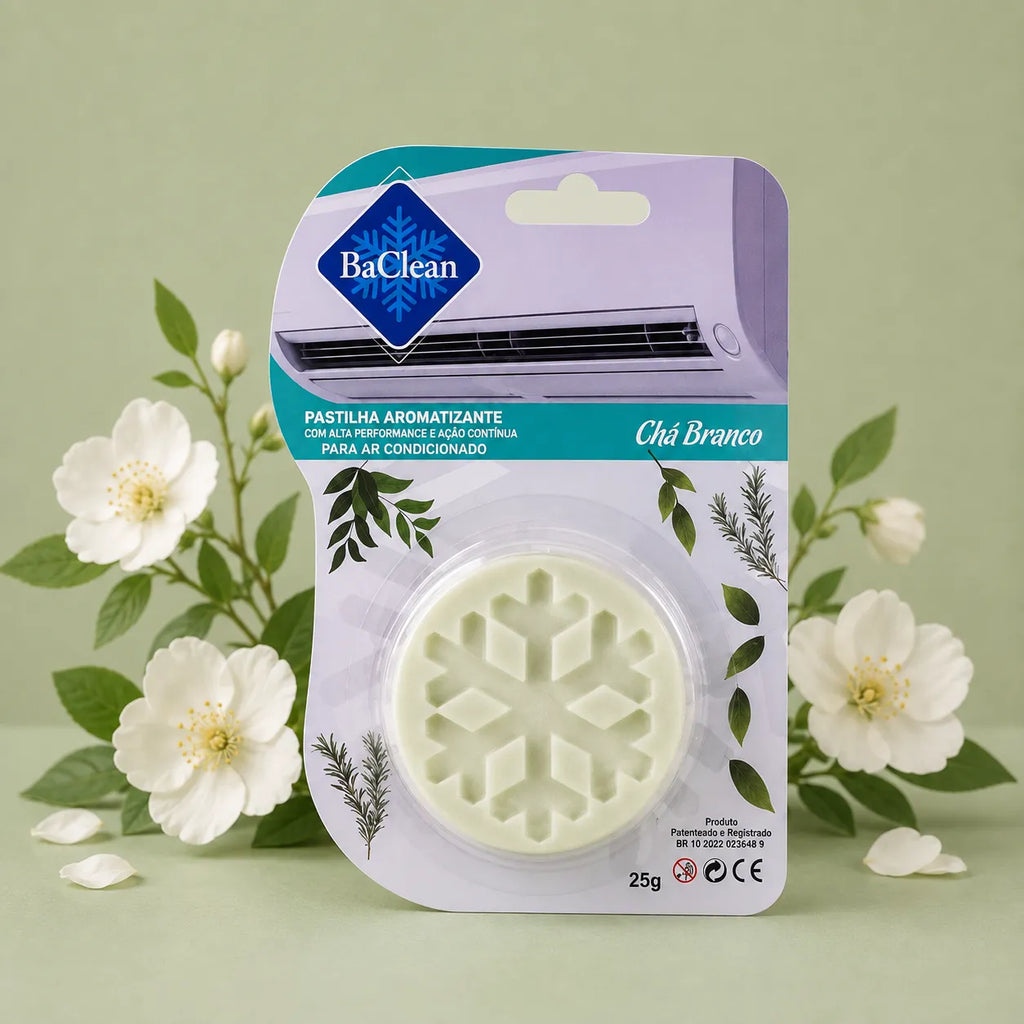 Pastilha Aromatizante para Ar-Condicionado — Ação Bactericida | BaClean
