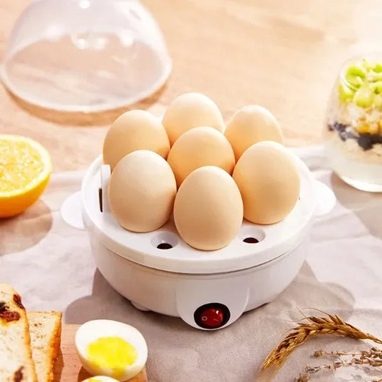 Cozedor de Ovos Elétrico DecoEggPro - Cozinha até 7 Ovos, Preparo Rápido e Saudável com Desligamento Automático - Decora Byte