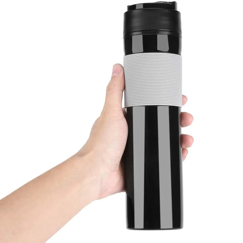 Cafeteira Portátil Elétrica Expressa® - Café Quente e Saboroso em 3 Minutos com Design Compacto - Decora Byte