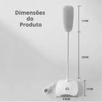 Luminária de Mesa LED UltraLight - Iluminação Ajustável com 18 Lâmpadas e Carregamento USB - Decora Byte