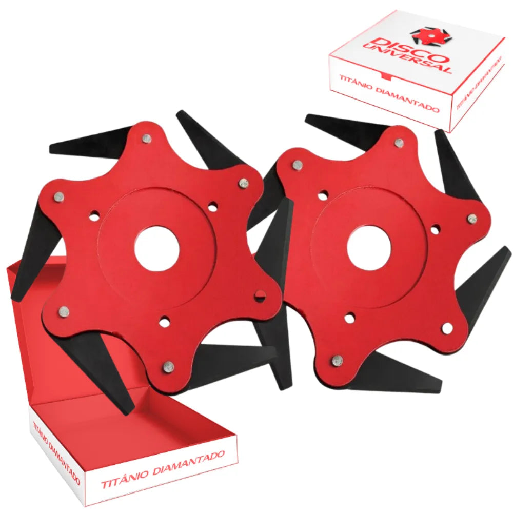 Disco de Corte para Roçadeira Universal Makita® - Lâminas de Titânio Diamantado para Cortes Precisos e Duradouros - Decora Byte