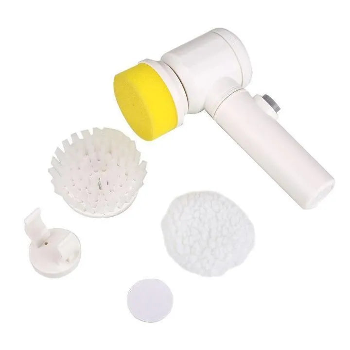 Escova Elétrica para Limpeza de Banheiro e Cozinha - Multiuso com Cabeças Intercambiáveis - Decora Byte