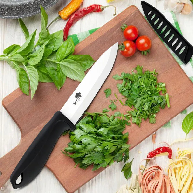 Conjunto de Facas de Cerâmica para Cozinha - Precisão e Durabilidade para o Seu Dia a Dia - Decora Byte