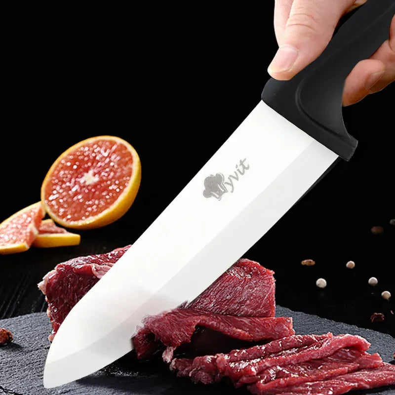 Conjunto de Facas de Cerâmica para Cozinha - Precisão e Durabilidade para o Seu Dia a Dia - Decora Byte