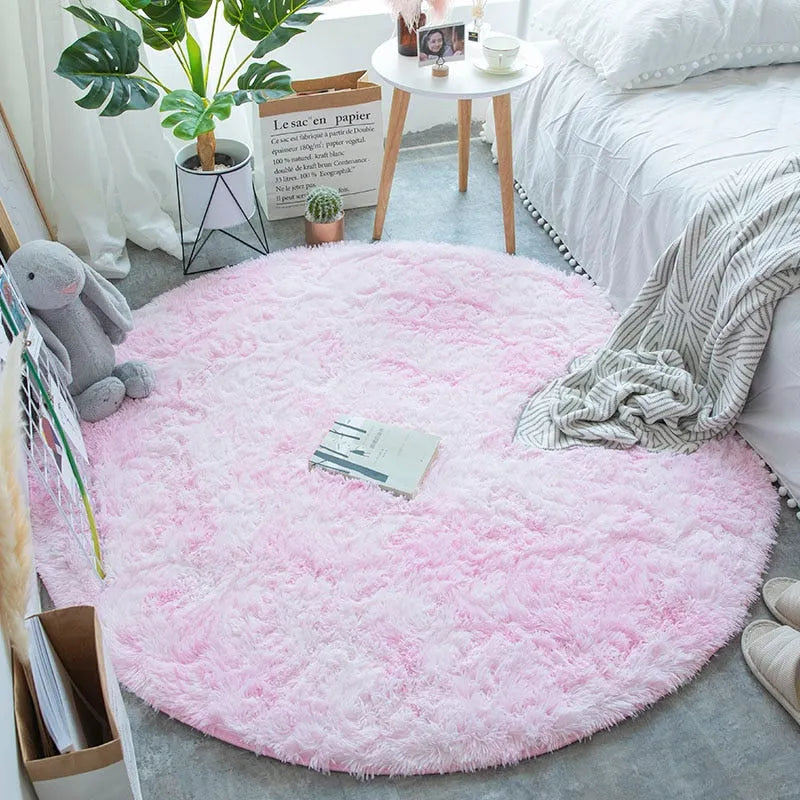 Tapete Felpudo Redondo para Sala - Conforto e Estilo Premium - Decora Byte