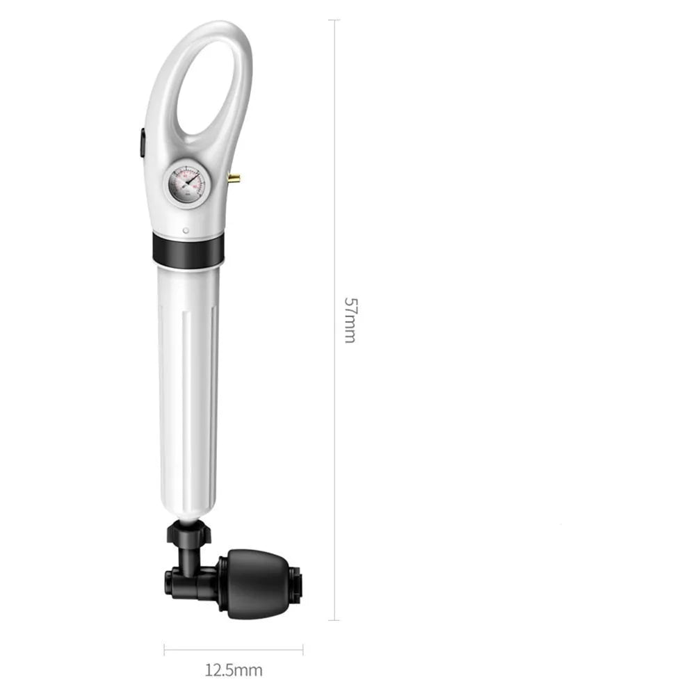 Desentupidor Elétrico para Vasos, Pias e Canos com Bateria Recarregável DrenaBlaster de Alta Pressão - Decora Byte