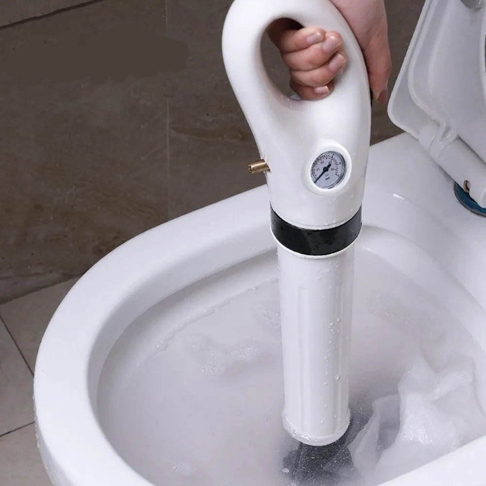 Desentupidor Elétrico para Vasos, Pias e Canos com Bateria Recarregável DrenaBlaster de Alta Pressão - Decora Byte