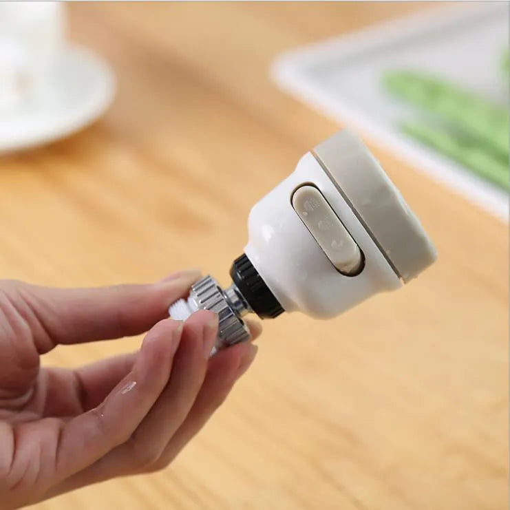 Cabeça de Torneira 360 Graus com 3 Modos de Spray e Economia de Água - Decora Byte