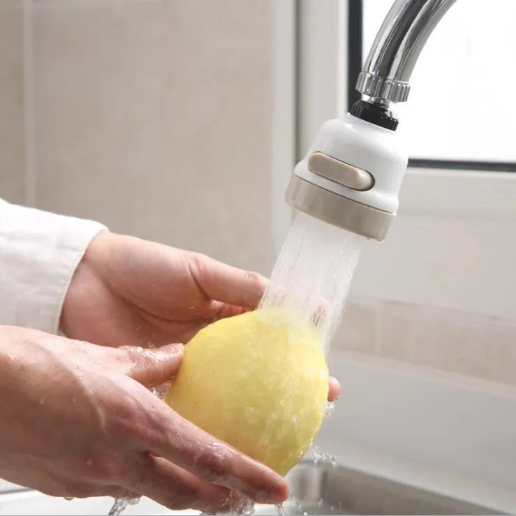 Cabeça de Torneira 360 Graus com 3 Modos de Spray e Economia de Água - Decora Byte