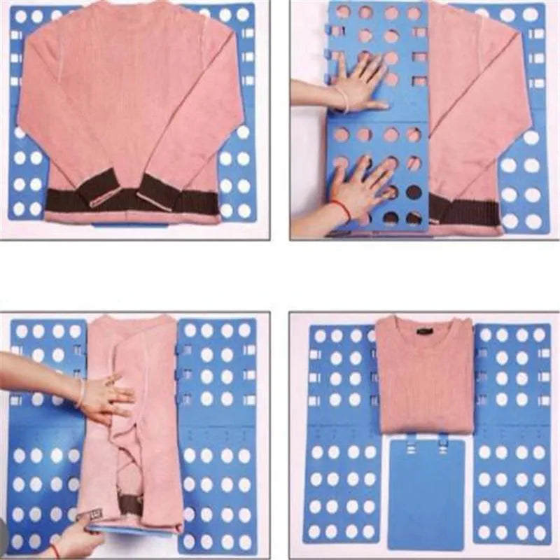 Dobrador Rápido de Roupas - Organização em 3 Segundos para Diversos Tipos de Vestuário - Decora Byte