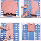 Dobrador Rápido de Roupas - Organização em 3 Segundos para Diversos Tipos de Vestuário - Decora Byte