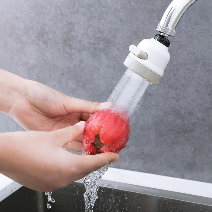 Cabeça de Torneira 360 Graus com 3 Modos de Spray e Economia de Água - Decora Byte
