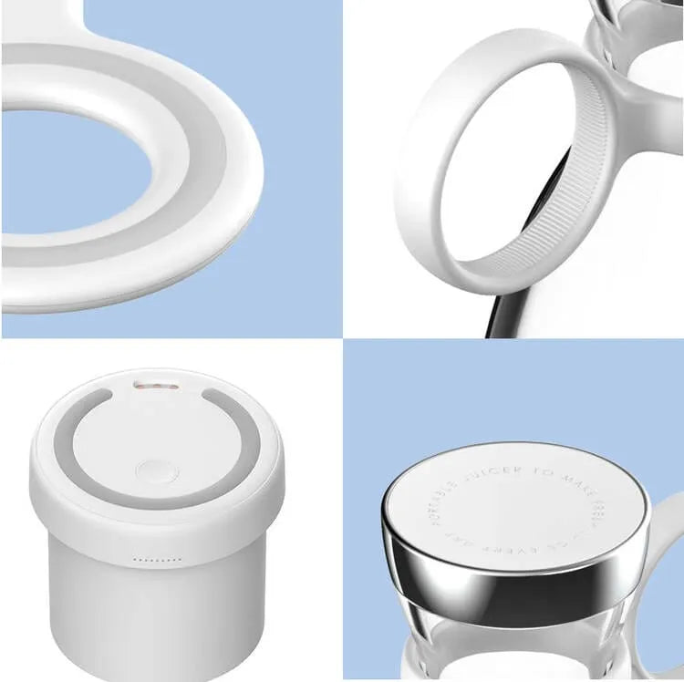 Liquidificador Portátil e Mixer Sem Fio - Fresh Mixer - Tritura Gelo, 15 Usos por Carga, Design Compacto e Sem Fios - Decora Byte