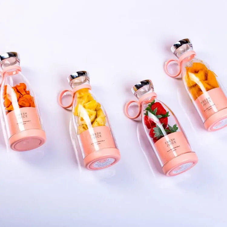 Liquidificador Portátil e Mixer Sem Fio - Fresh Mixer - Tritura Gelo, 15 Usos por Carga, Design Compacto e Sem Fios - Decora Byte