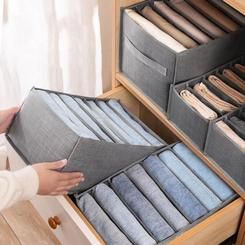 Organizador de Roupas - Otimize Espaço e Mantenha seu Guarda-Roupa Sempre Arrumado - Decora Byte