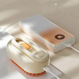 PeloFlash Pro - Escova Elétrica para Desembaraçar e Remover Pelos com Umidificador Integrado - Decora Byte