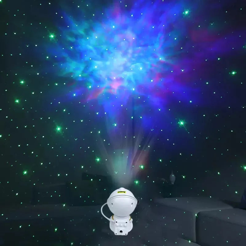 Astronauta Projetor da Galáxia - Transforme Seu Quarto em um Céu Estrelado - Decora Byte