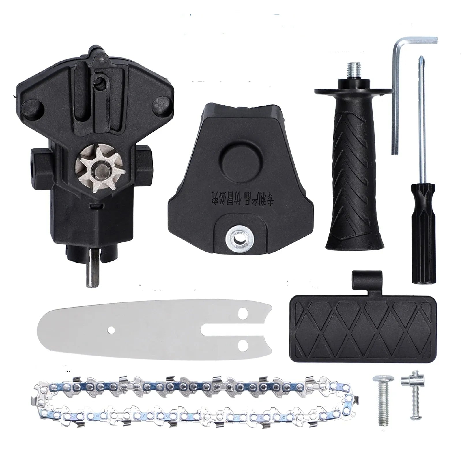 Kit Adaptador de Motosserra para Furadeira e Parafusadeira Elétrica - Corte Preciso e Multifuncionalidade com Drill Chainsaw 6 Pol - Decora Byte