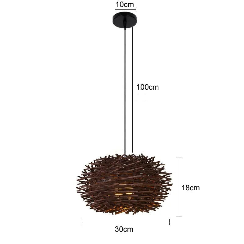 Luminária de Bambu Artesanal para Casa - Decoração Sofisticada e Sustentável com Design Feito à Mão - Decora Byte