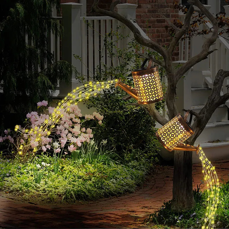 Lâmpada para Regador Solar - Iluminação Decorativa e Sustentável para Jardins e Áreas Externas - Decora Byte