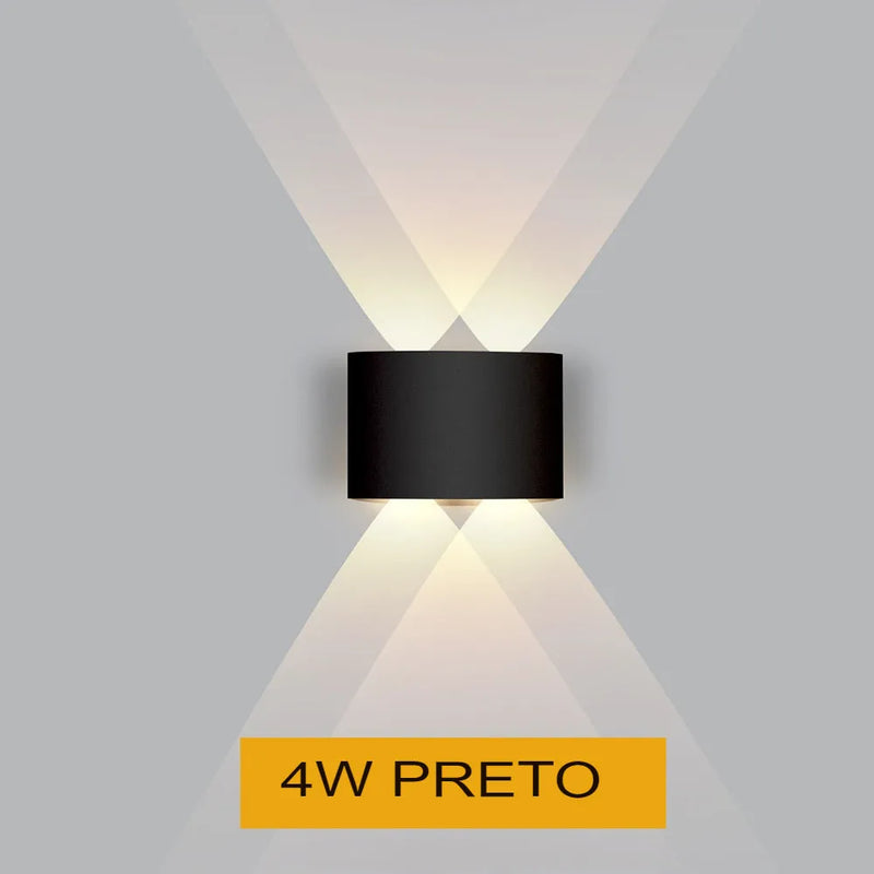 Arandela de Parede Externa em LED à Prova d'Água - Elegância e Resistência para Sua Casa - Decora Byte