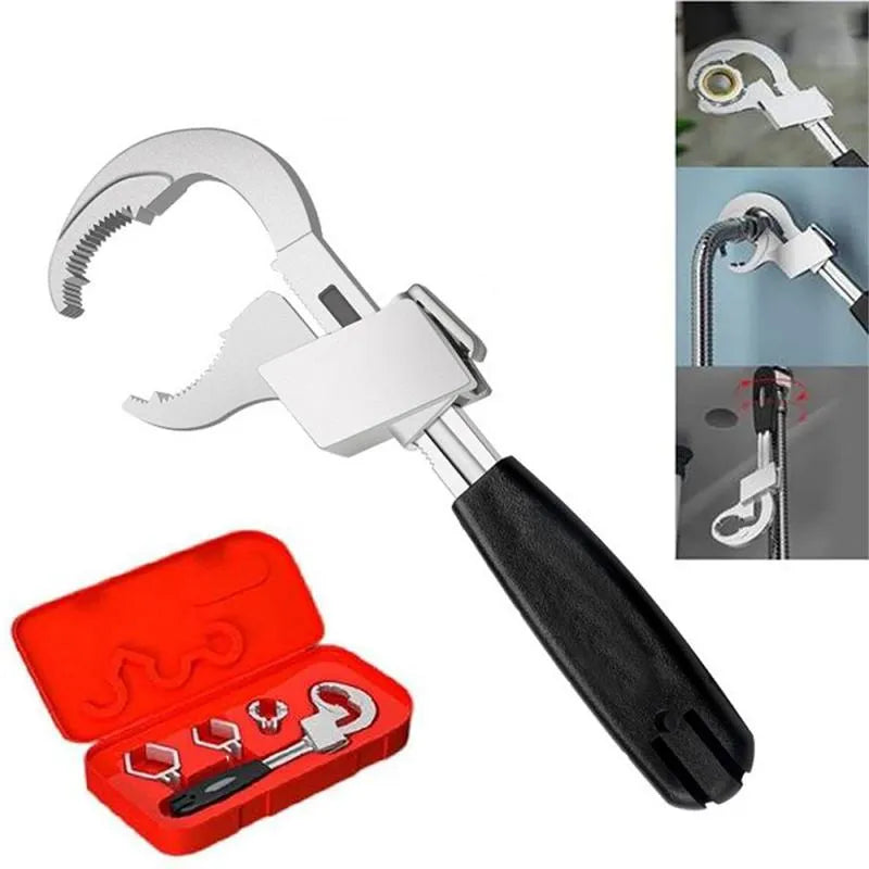 Chave Universal Multifuncional Iron Hand - Abertura Ajustável e Alta Durabilidade - Decora Byte