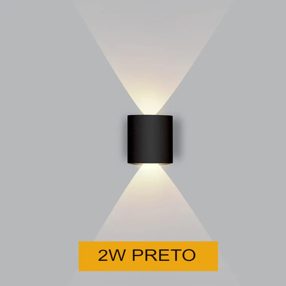Arandela de Parede Externa em LED à Prova d'Água - Elegância e Resistência para Sua Casa - Decora Byte