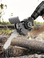 Kit Adaptador de Motosserra para Furadeira e Parafusadeira Elétrica - Corte Preciso e Multifuncionalidade com Drill Chainsaw 6 Pol - Decora Byte