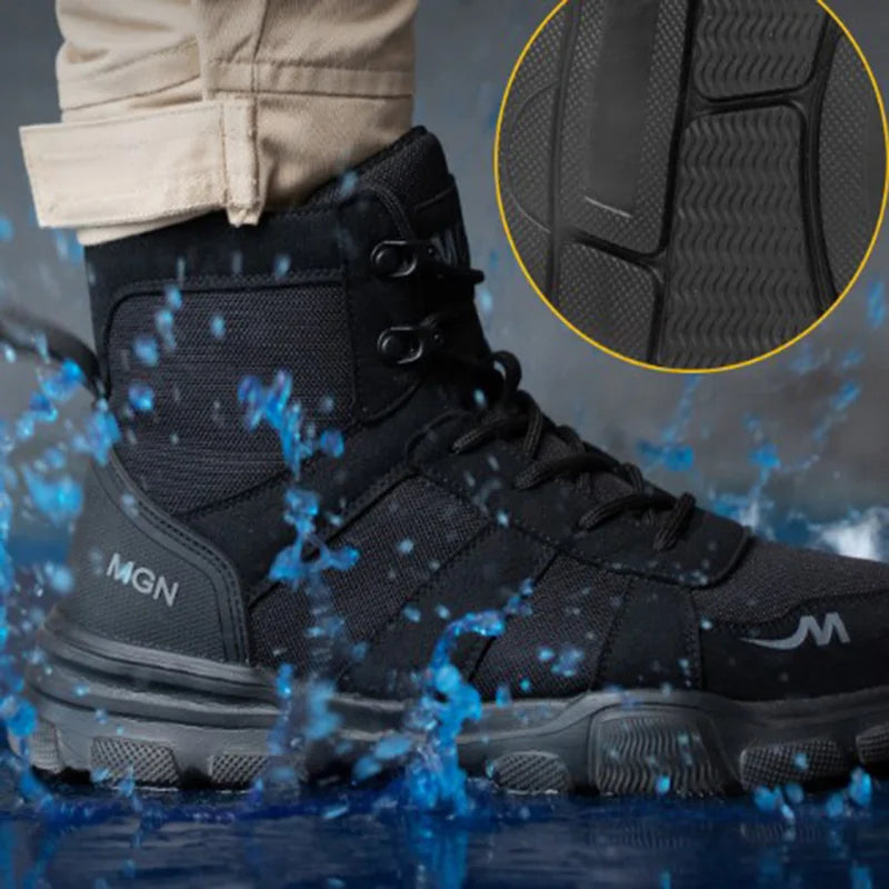 Bota IronSafe com Biqueira de Aço, Solado Antiderrapante e Proteção contra Perfurações - Decora Byte