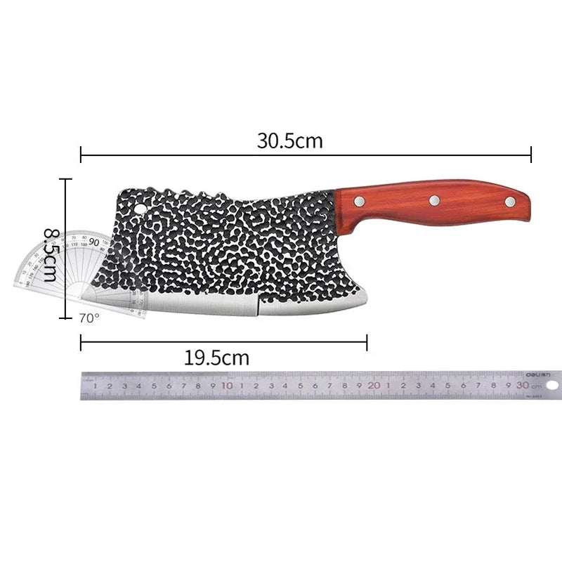 Lâmina de Aço Inoxidável Forjada, Alta Resistência e Precisão Profissional - Faca DecoEdge Osso Pro - Decora Byte